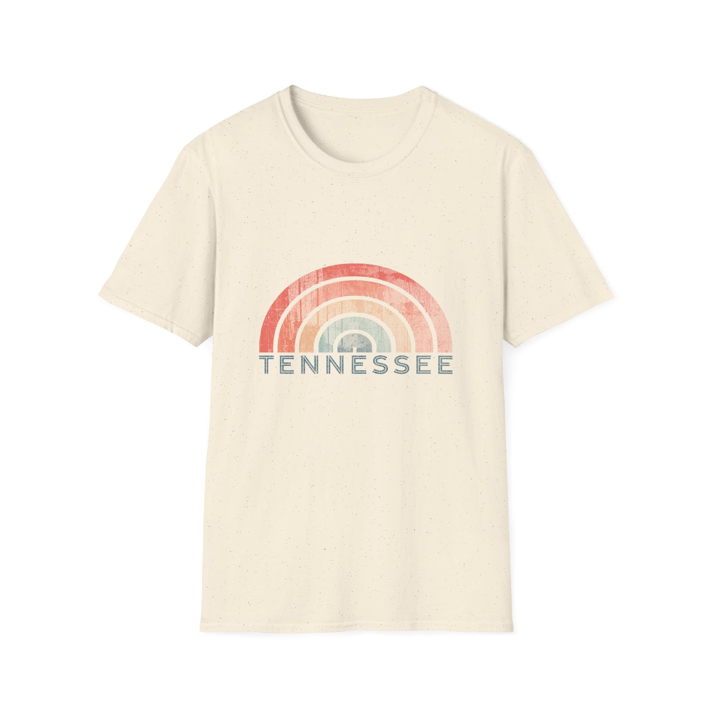 Tennessee Rainbow T-Shirt — Vintage Pastel State Pride Tee