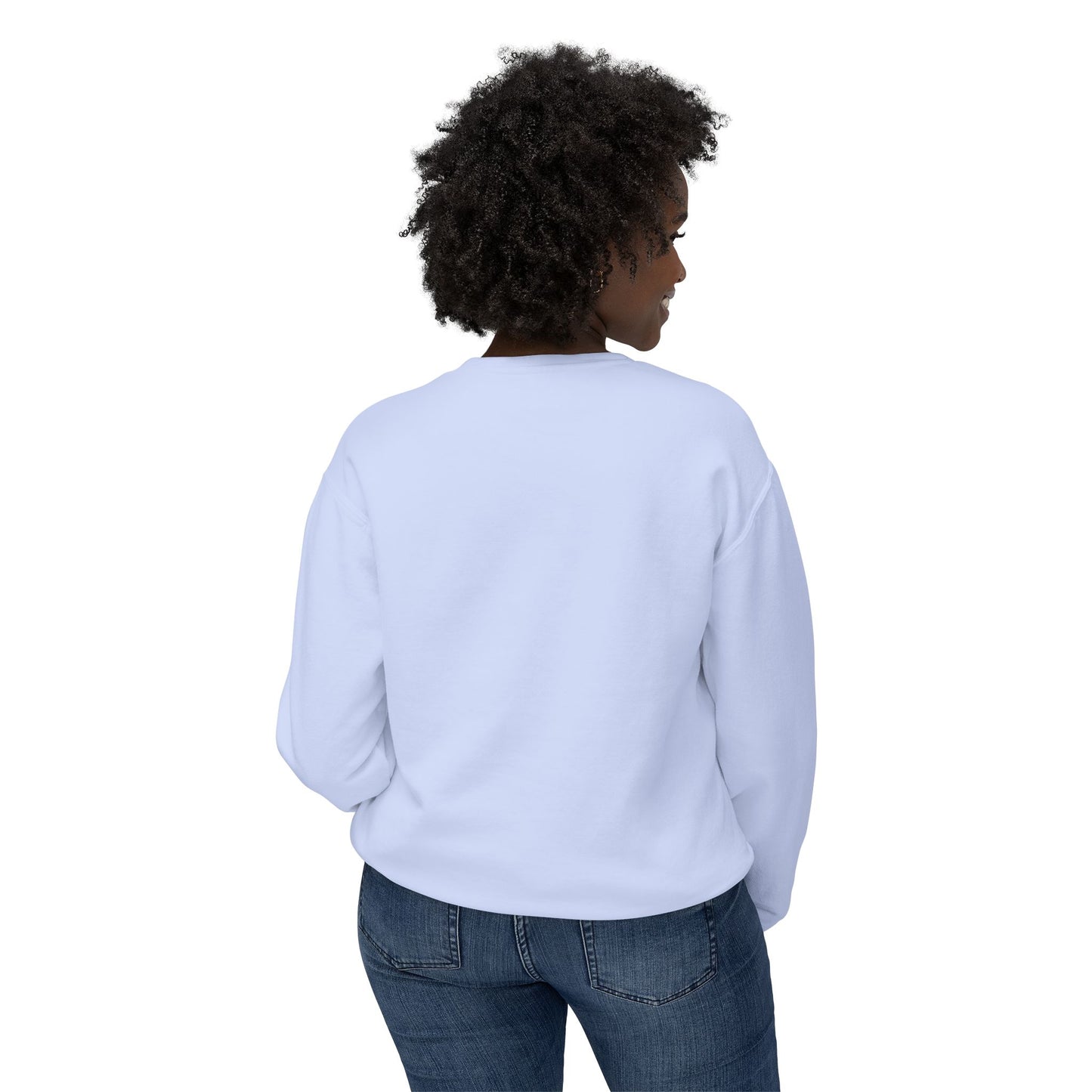 Cat Lover Crewneck Sweatshirt — "The Best Things in Life Are Furry" Graphic