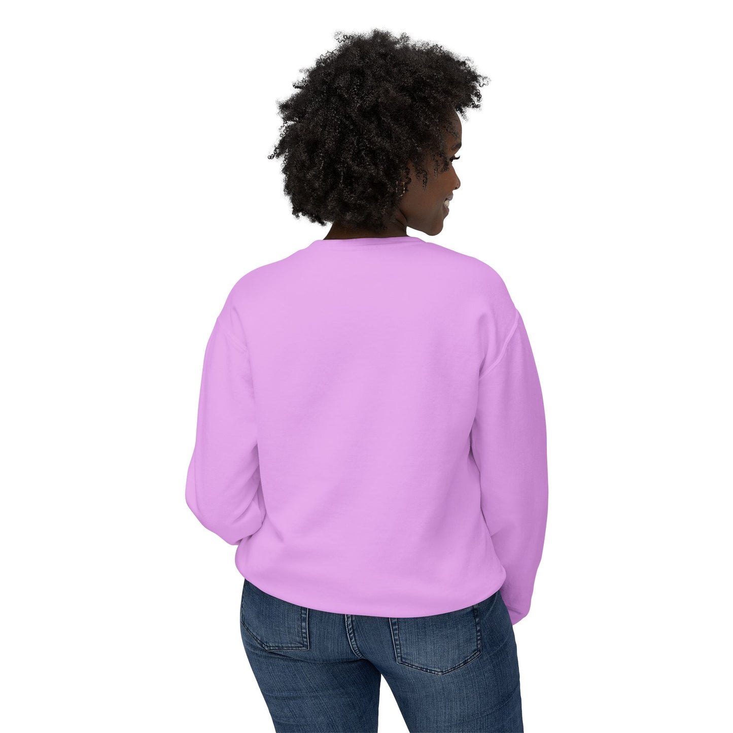 Cat Lover Crewneck Sweatshirt — "The Best Things in Life Are Furry" Graphic