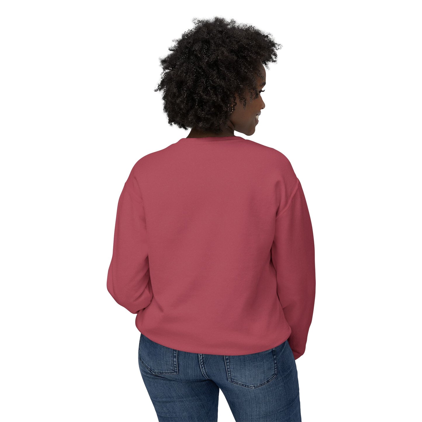Cat Lover Crewneck Sweatshirt — "The Best Things in Life Are Furry" Graphic