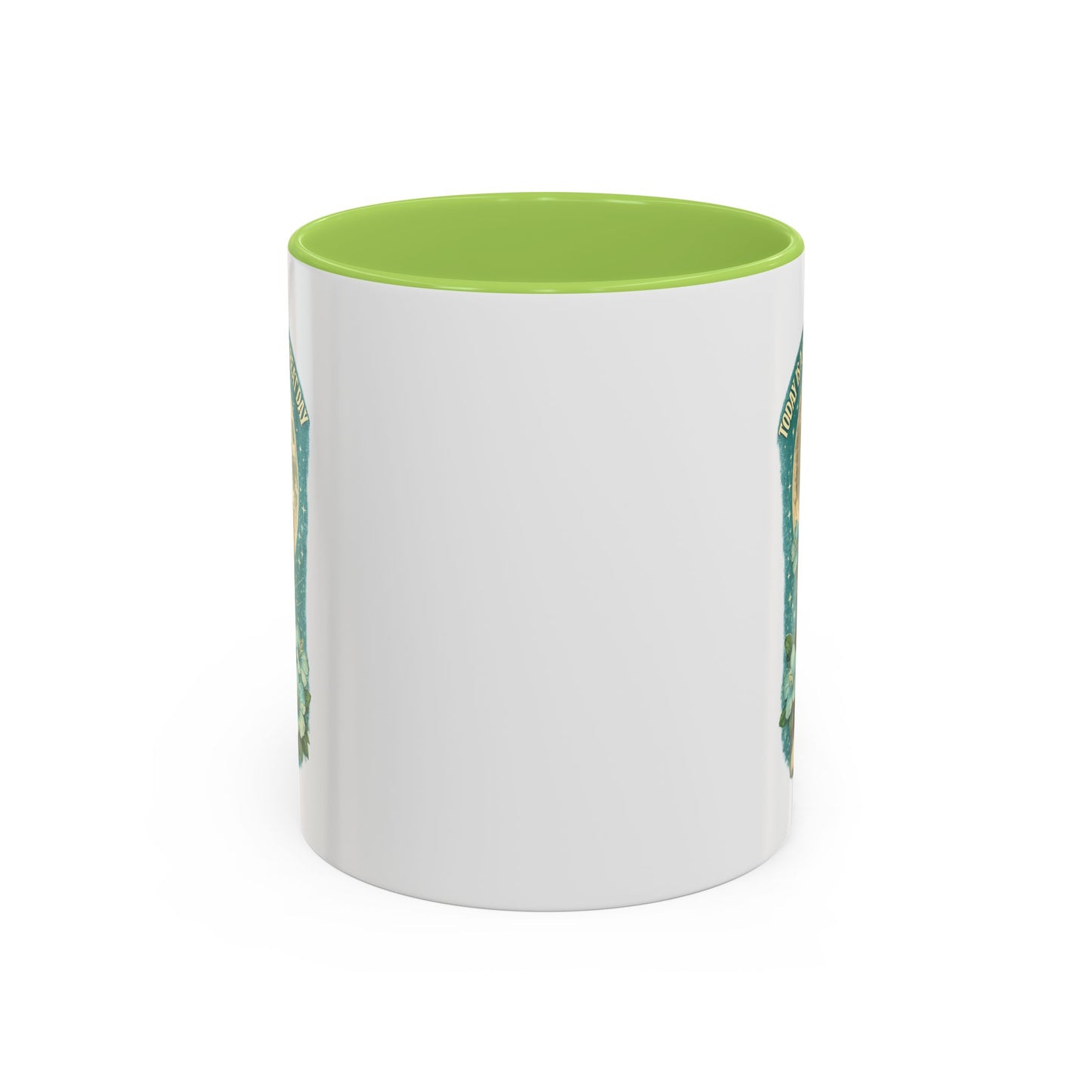 Cute Corgi Coffee Mug — "Today is a Good Day to Have a Great Day" Accent Mug