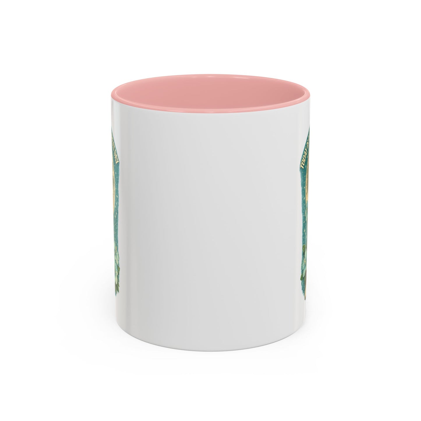 Cute Corgi Coffee Mug — "Today is a Good Day to Have a Great Day" Accent Mug