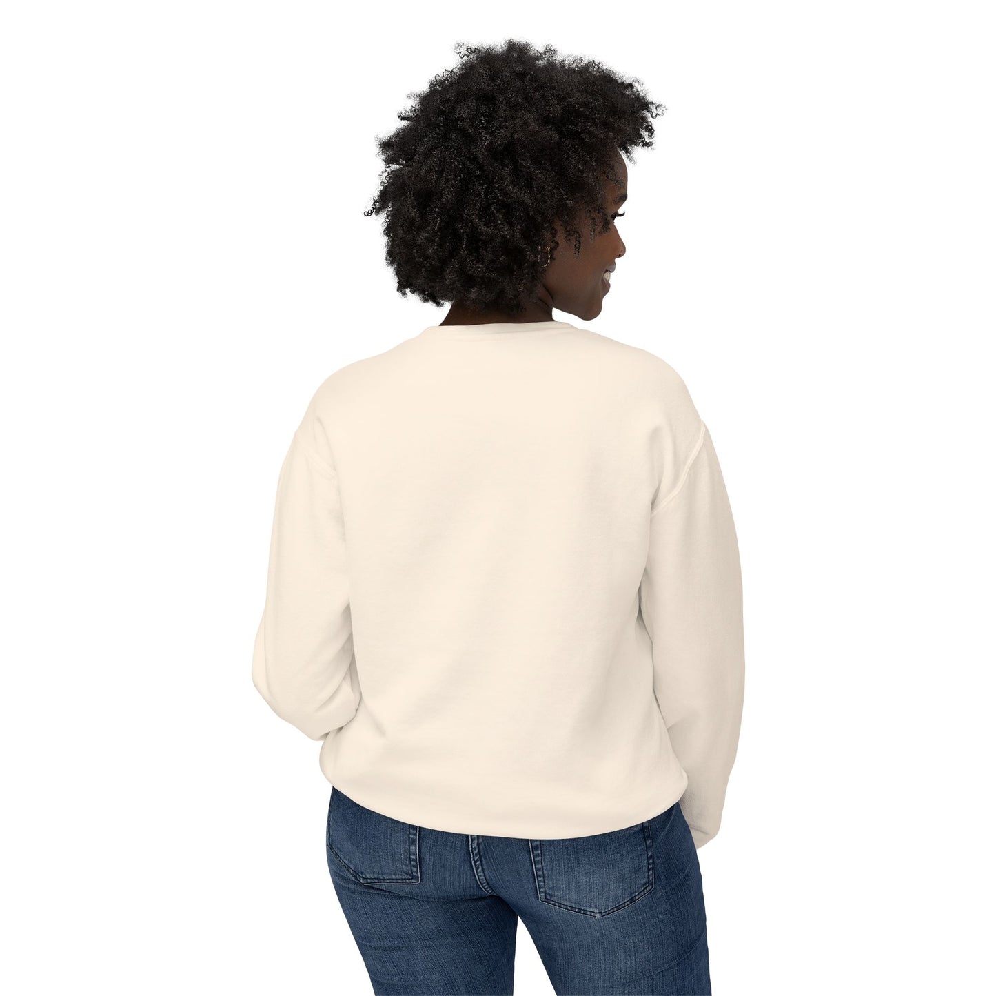 Cat Lover Crewneck Sweatshirt — "The Best Things in Life Are Furry" Graphic