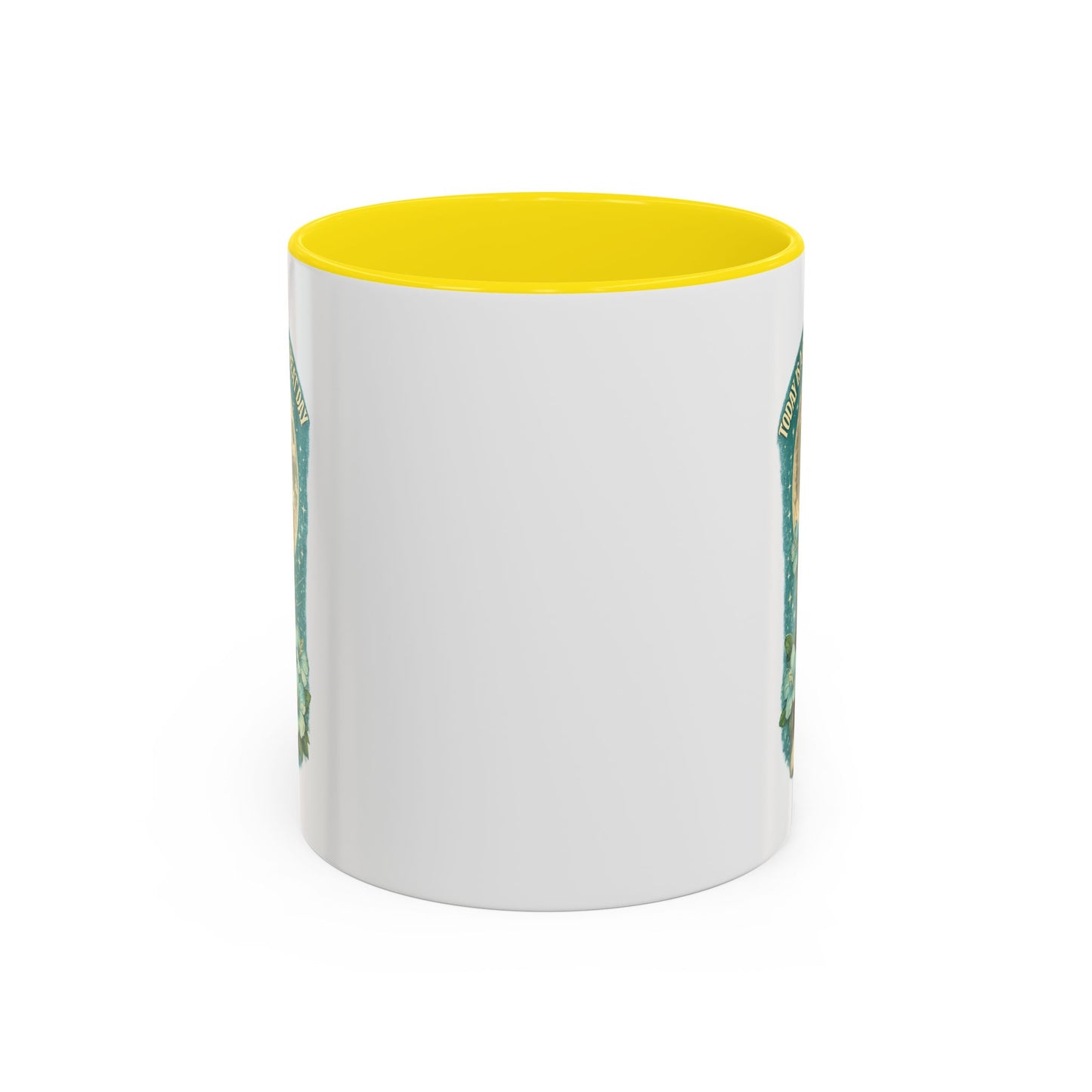 Cute Corgi Coffee Mug — "Today is a Good Day to Have a Great Day" Accent Mug