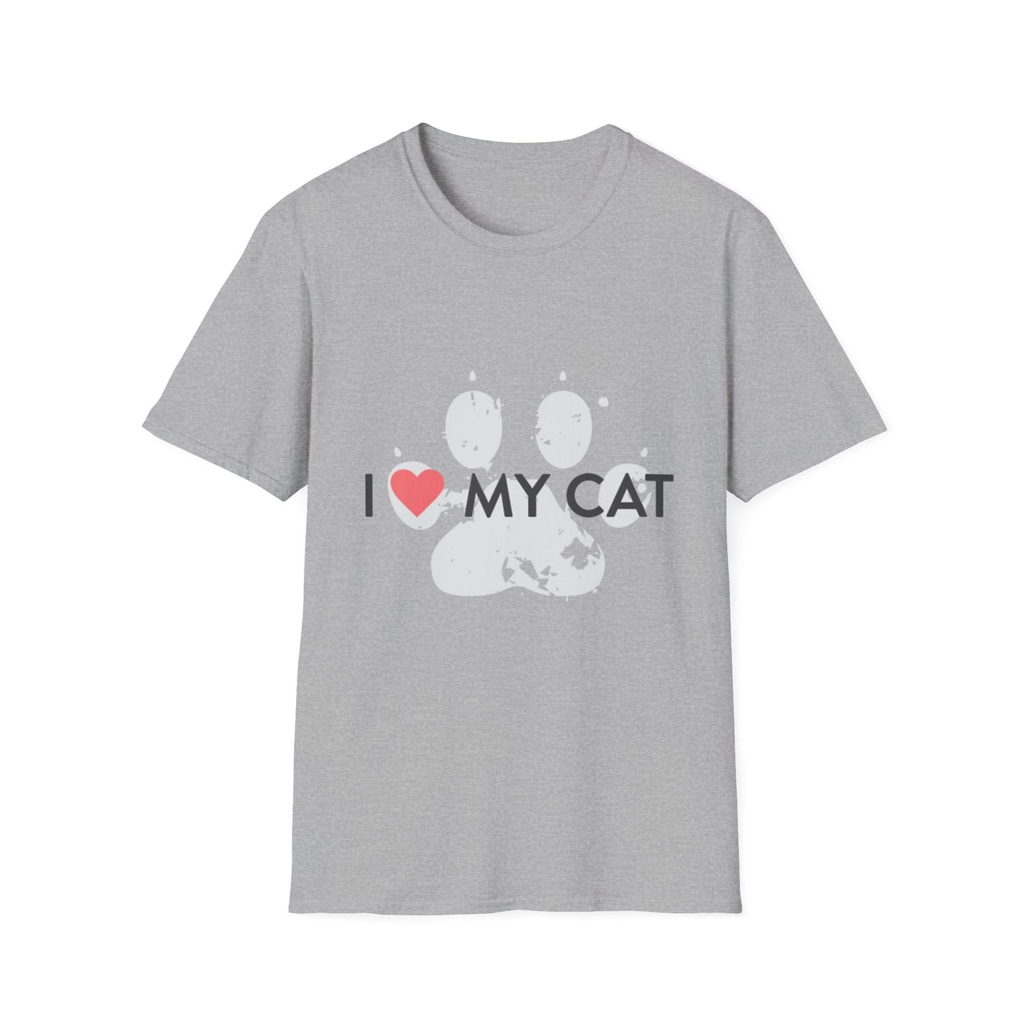 I  My Cat T-Shirt — Cute Cat Lover Tee, Heart Pet Owner Gift