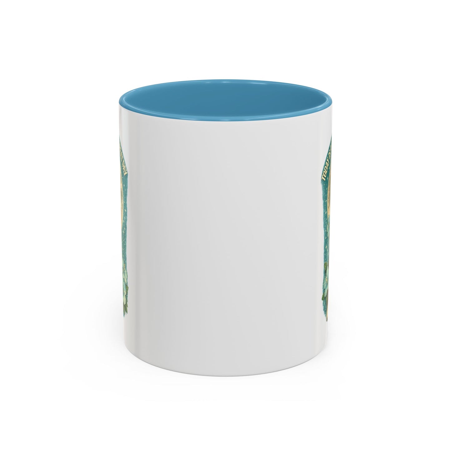 Cute Corgi Coffee Mug — "Today is a Good Day to Have a Great Day" Accent Mug
