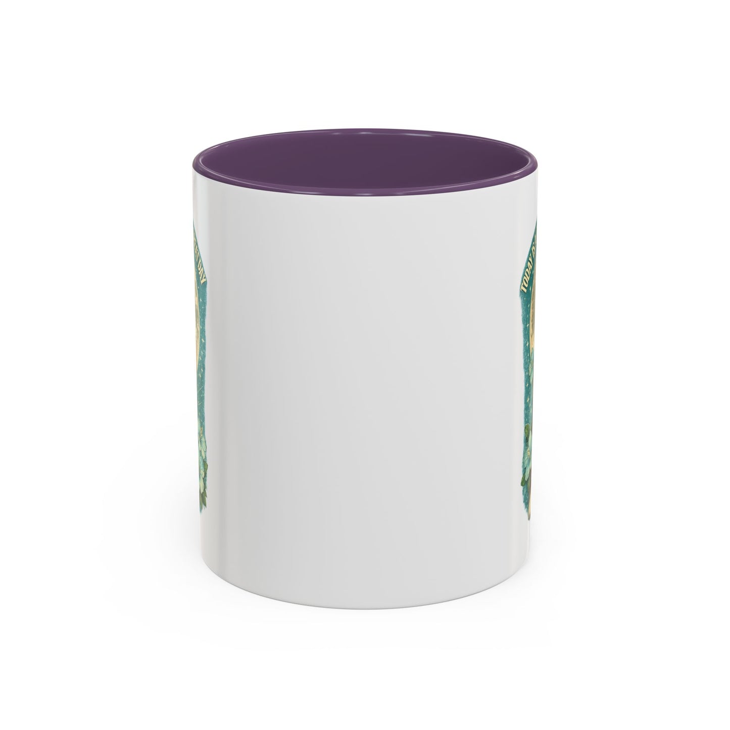 Cute Corgi Coffee Mug — "Today is a Good Day to Have a Great Day" Accent Mug