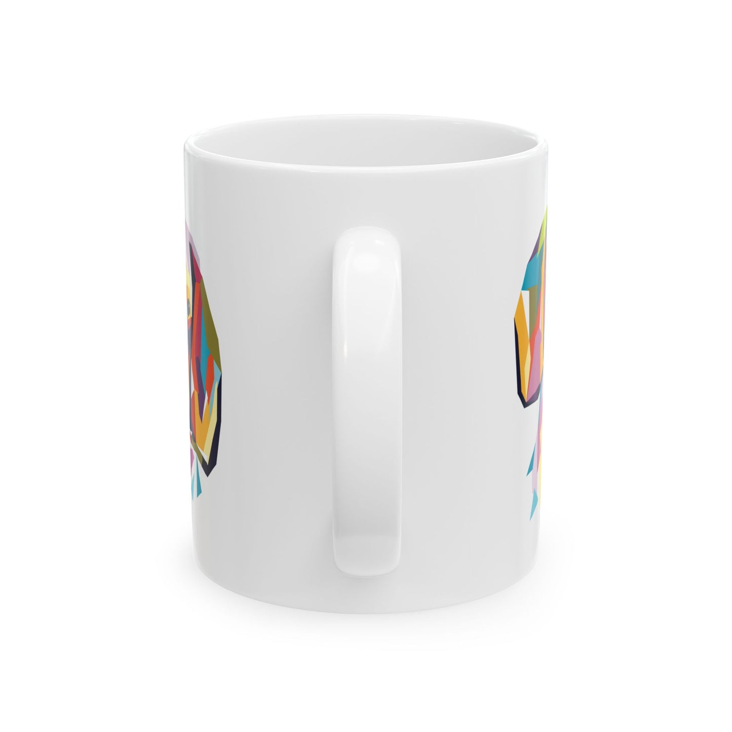 Picasso Dachshund Ceramic Mug, (11oz, 15oz)