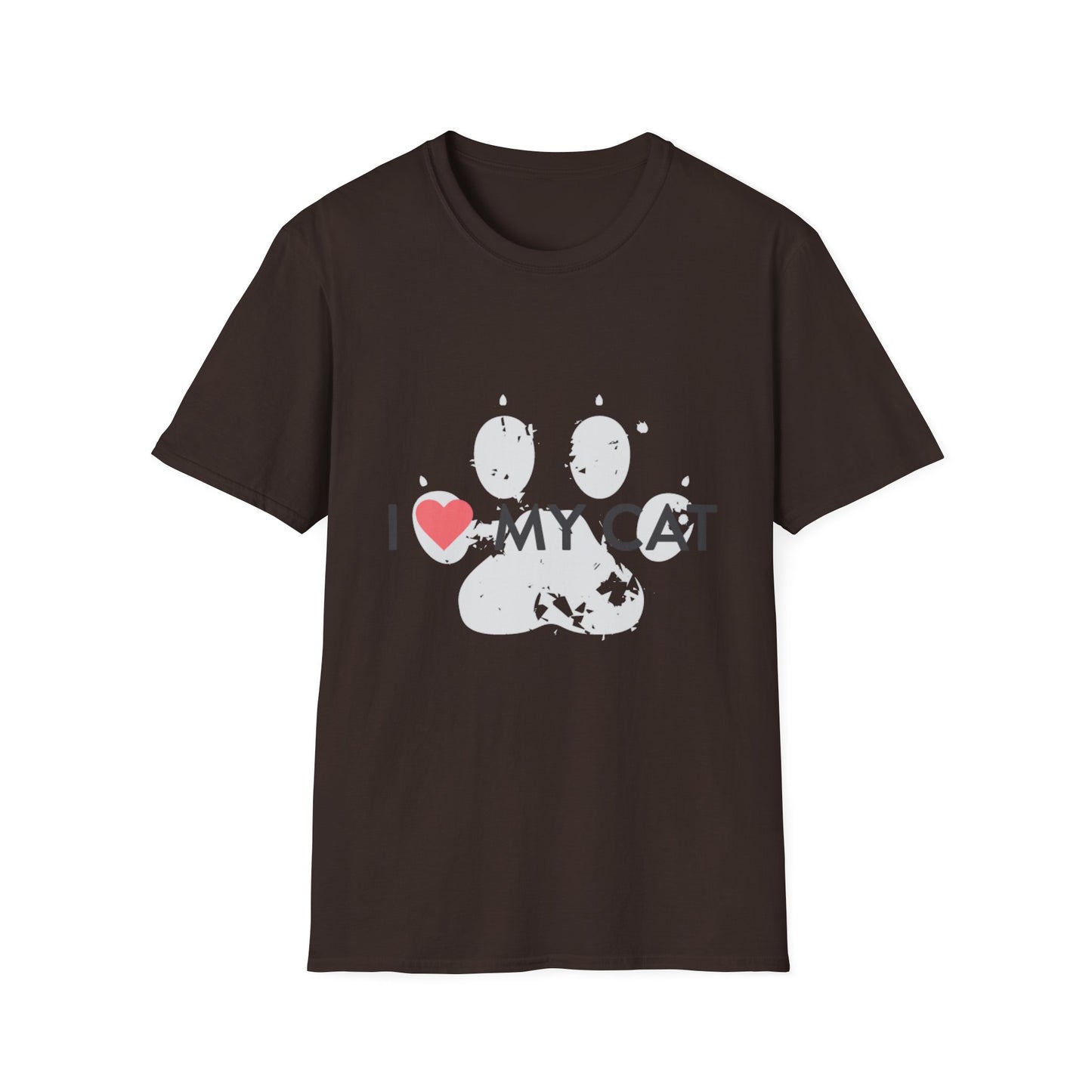 I  My Cat T-Shirt — Cute Cat Lover Tee, Heart Pet Owner Gift