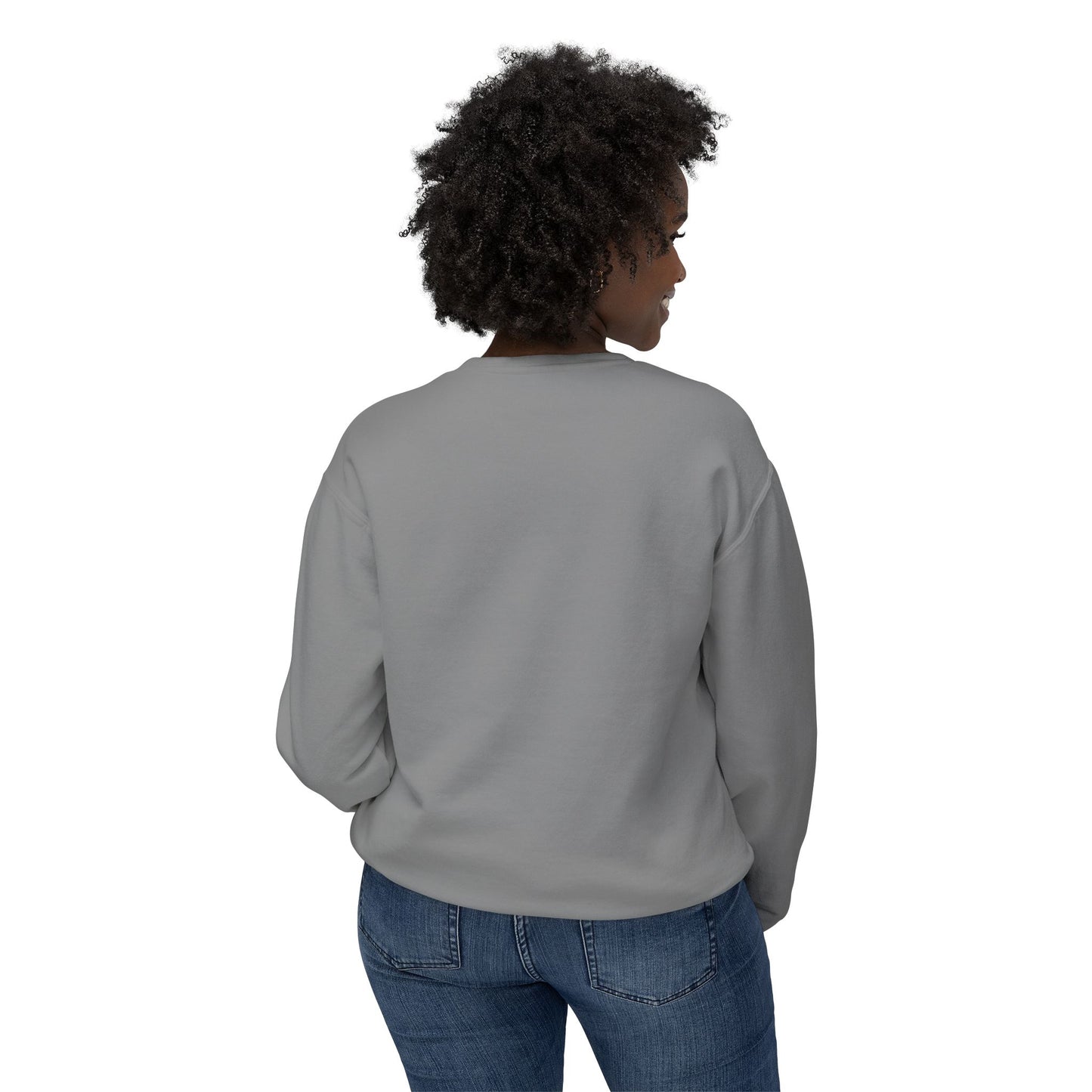 Cat Lover Crewneck Sweatshirt — "The Best Things in Life Are Furry" Graphic