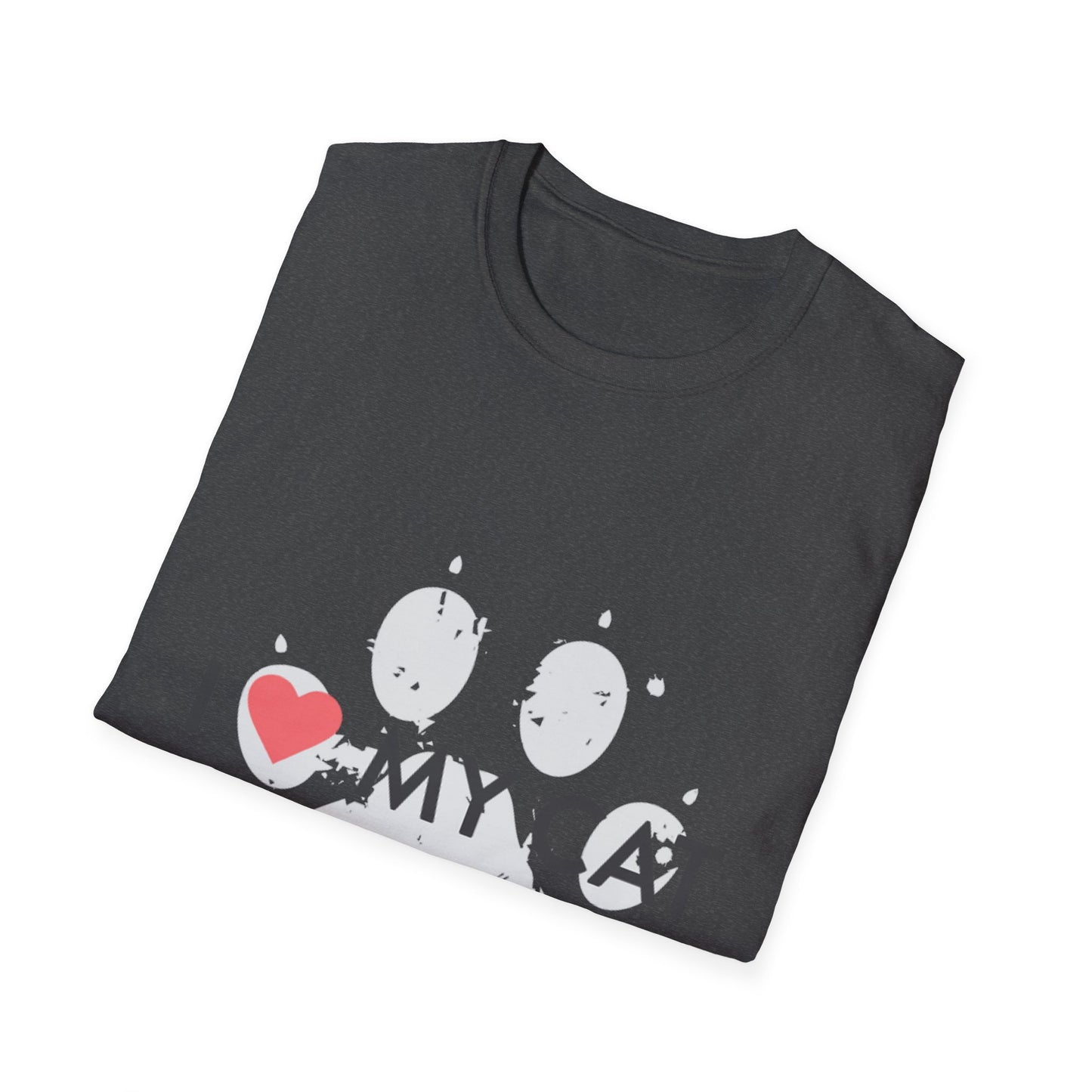 I  My Cat T-Shirt — Cute Cat Lover Tee, Heart Pet Owner Gift