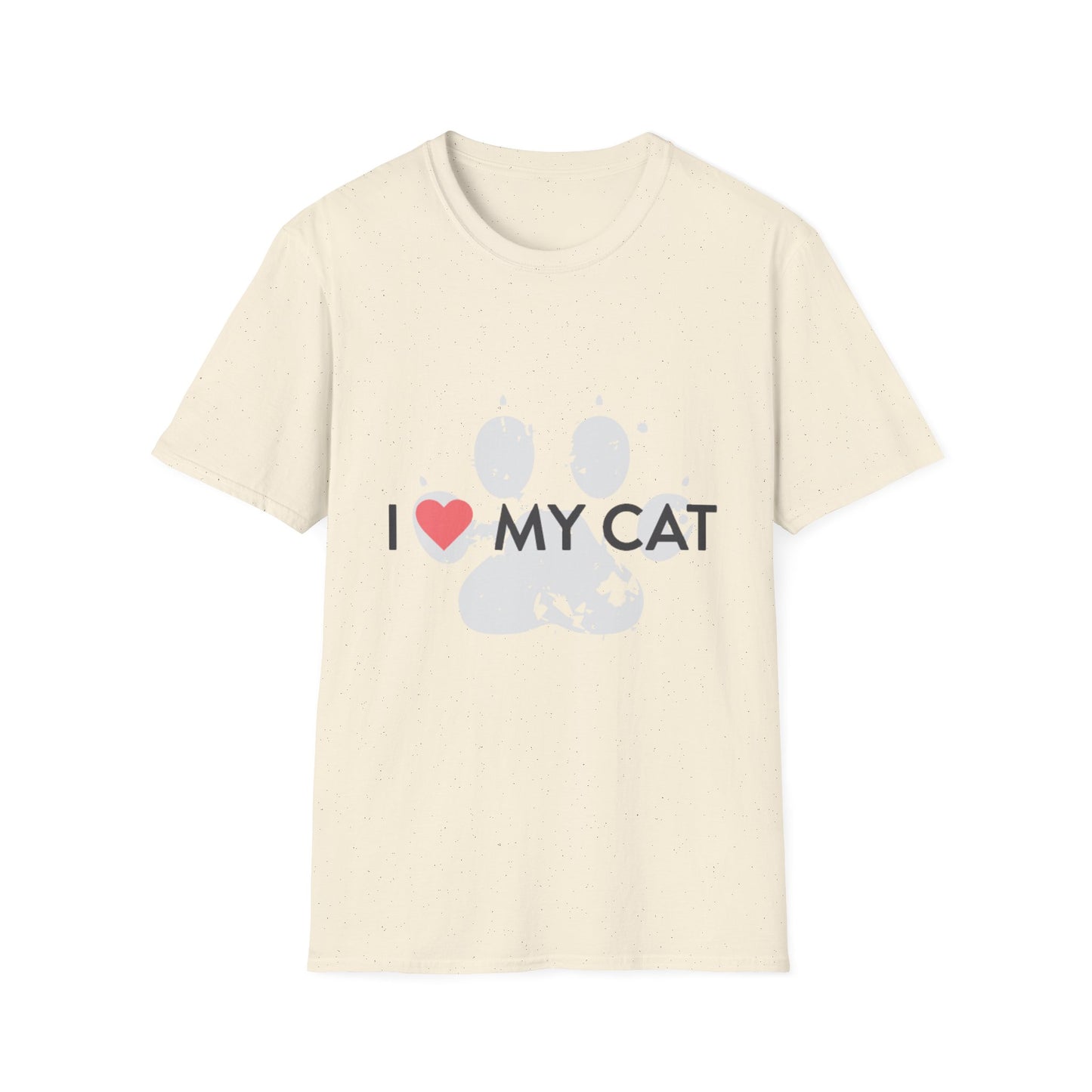 I  My Cat T-Shirt — Cute Cat Lover Tee, Heart Pet Owner Gift