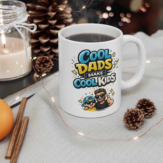 Cool Dads Make Cool Kids Mug — Funny Father’s Day Coffee Cup