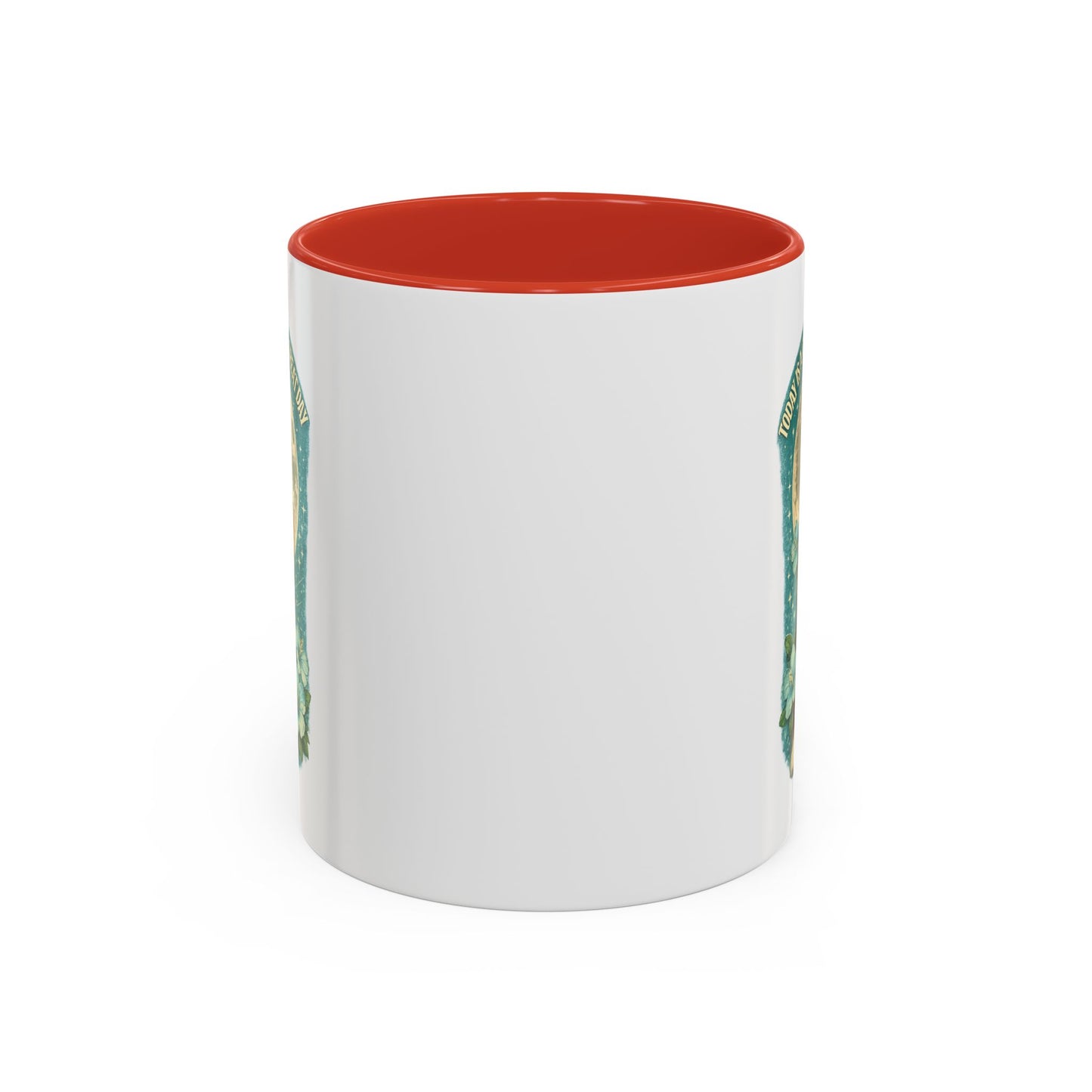 Cute Corgi Coffee Mug — "Today is a Good Day to Have a Great Day" Accent Mug