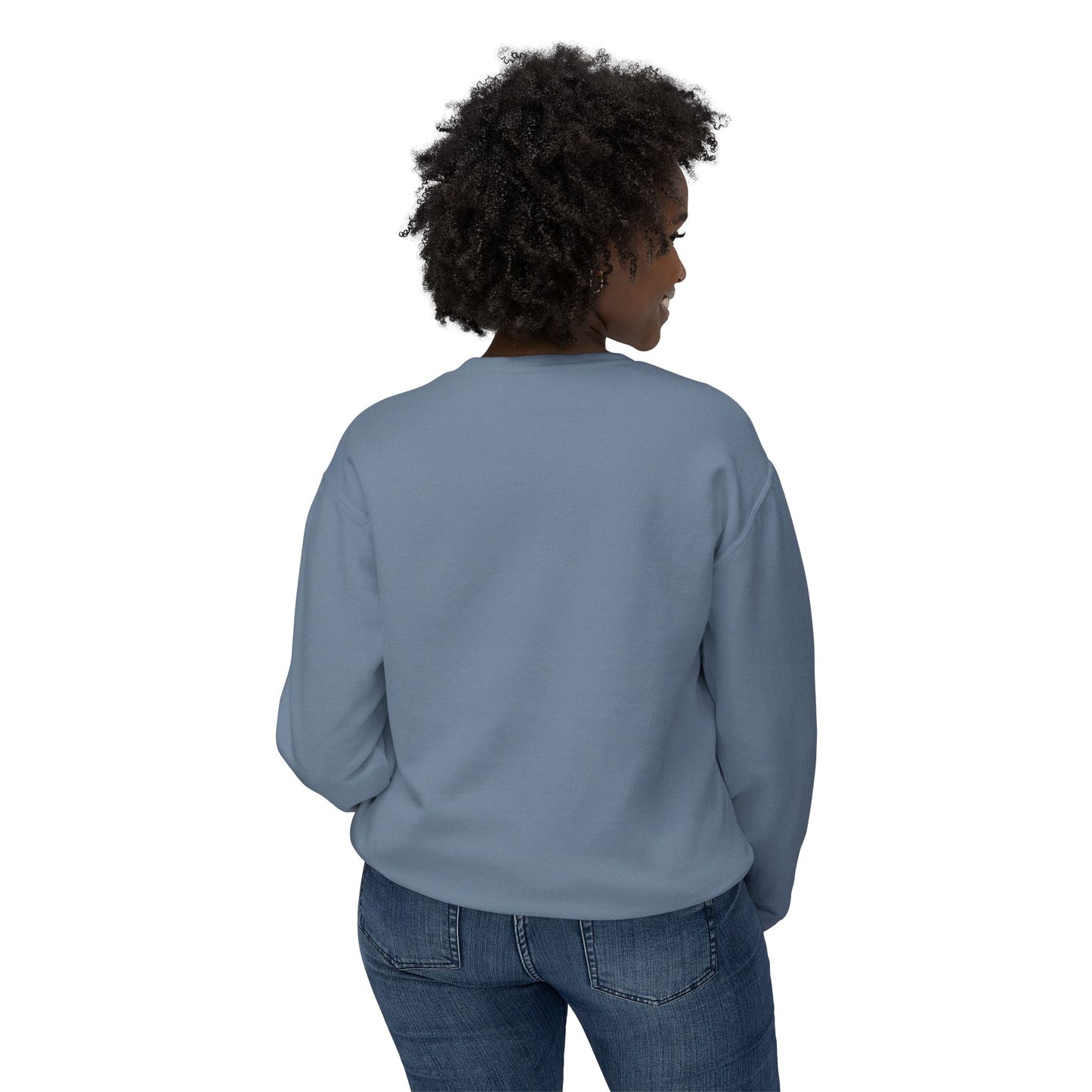 Cat Lover Crewneck Sweatshirt — "The Best Things in Life Are Furry" Graphic