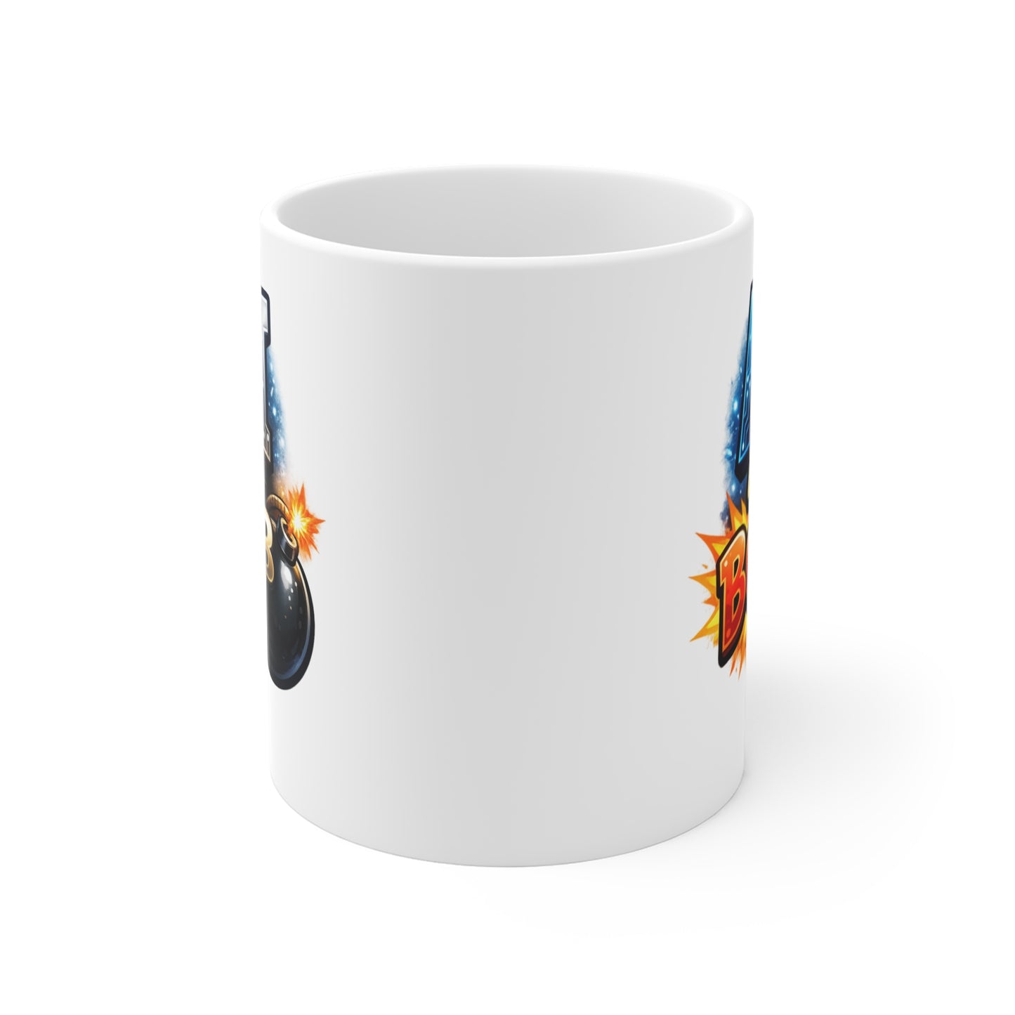 AI Is the Bomb Mug — 11oz Novelty Coffee Cup for Tech Lovers