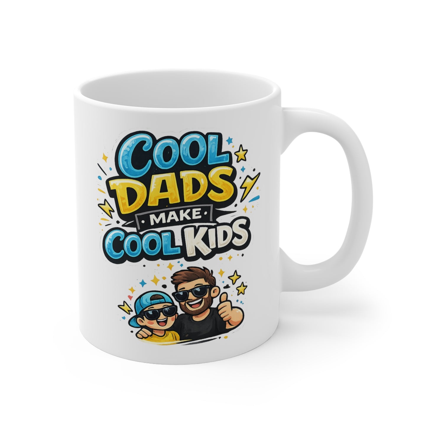 Cool Dads Make Cool Kids Mug — Funny Father’s Day Coffee Cup