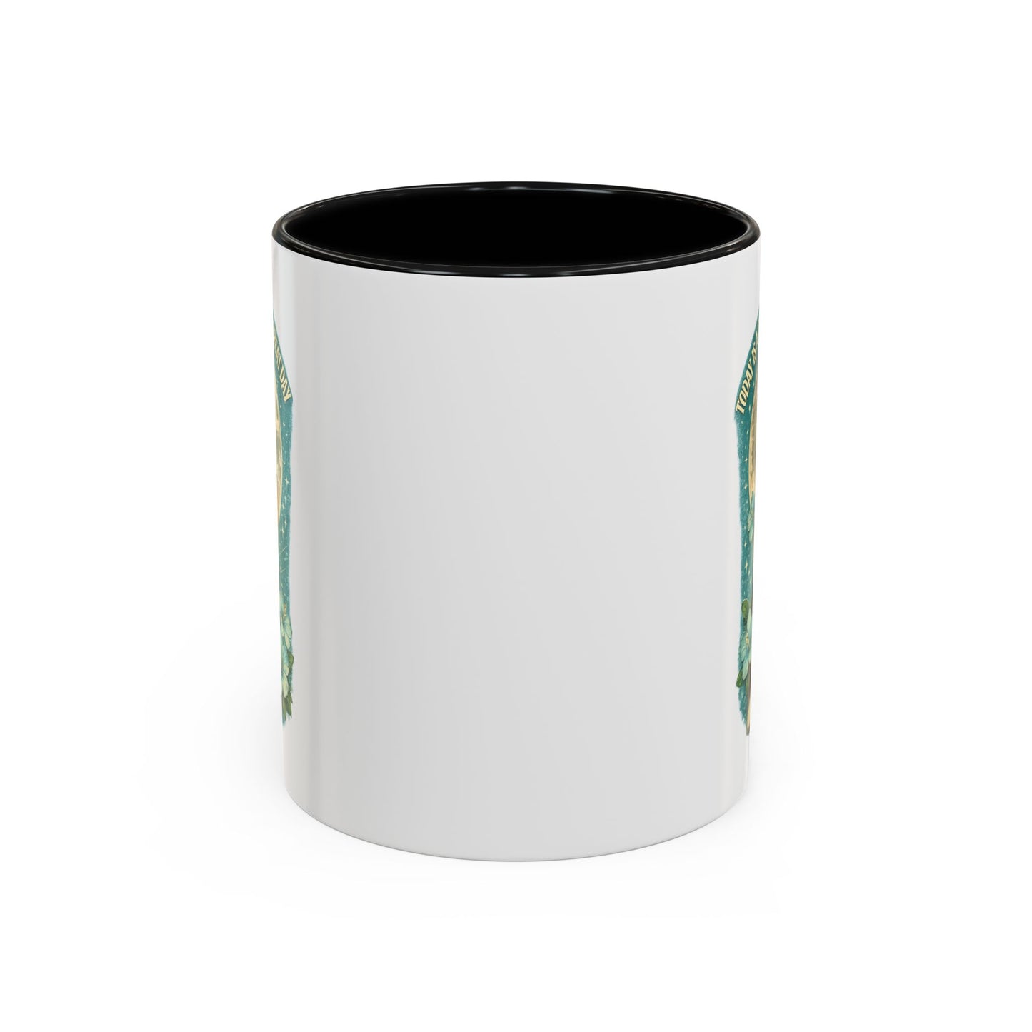 Cute Corgi Coffee Mug — "Today is a Good Day to Have a Great Day" Accent Mug