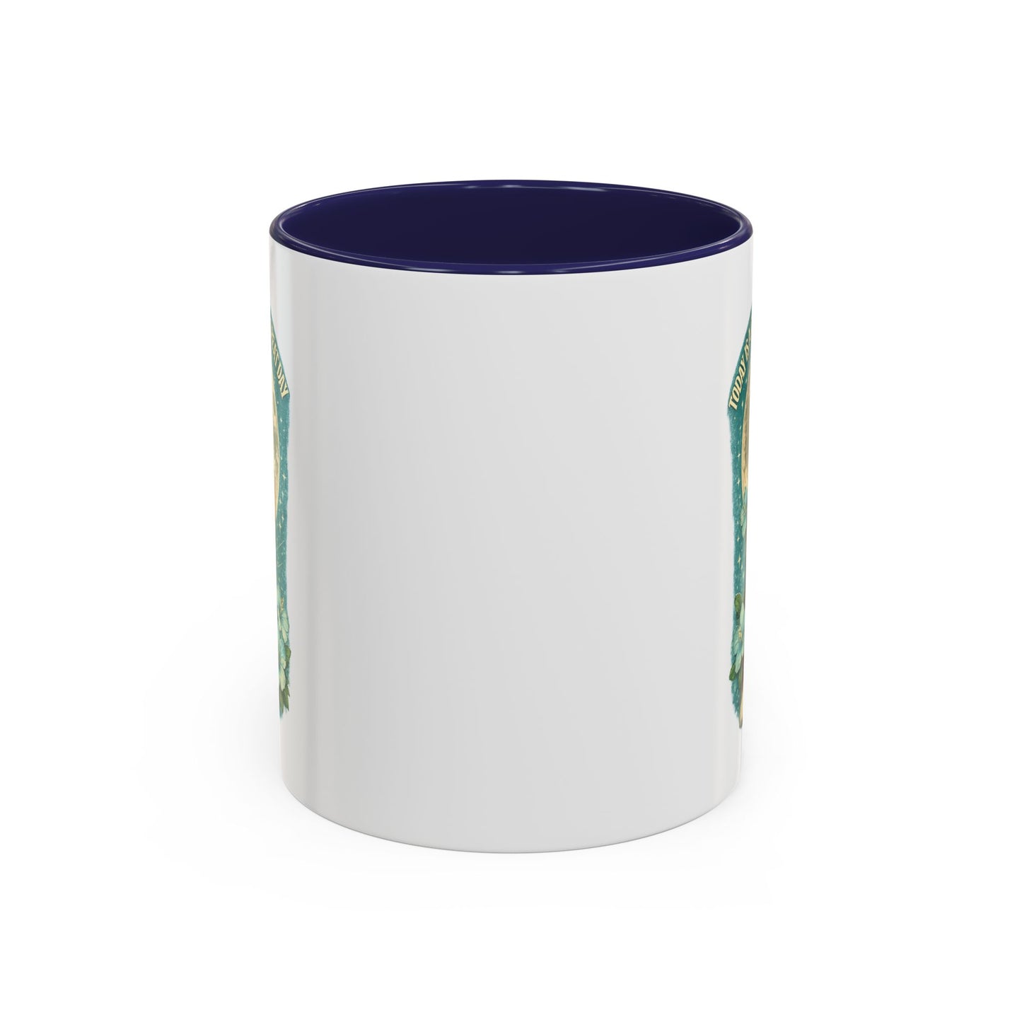 Cute Corgi Coffee Mug — "Today is a Good Day to Have a Great Day" Accent Mug