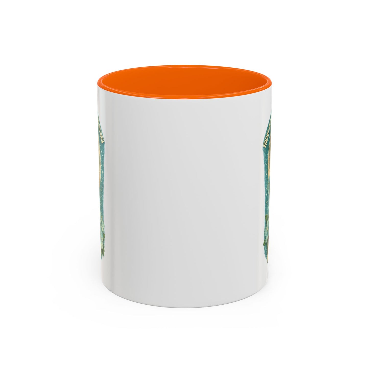 Cute Corgi Coffee Mug — "Today is a Good Day to Have a Great Day" Accent Mug