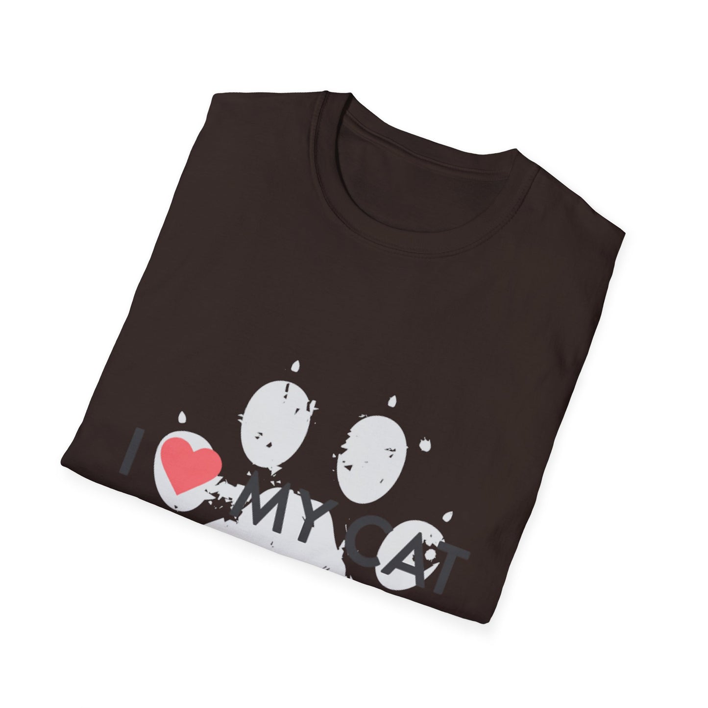I  My Cat T-Shirt — Cute Cat Lover Tee, Heart Pet Owner Gift
