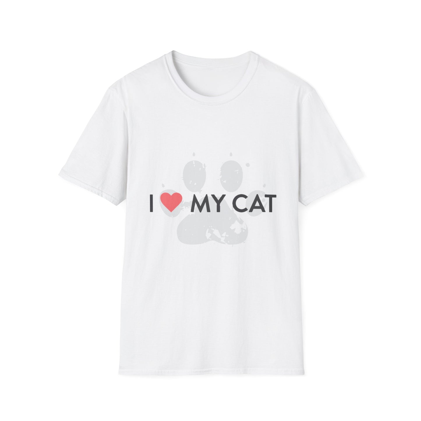 I  My Cat T-Shirt — Cute Cat Lover Tee, Heart Pet Owner Gift