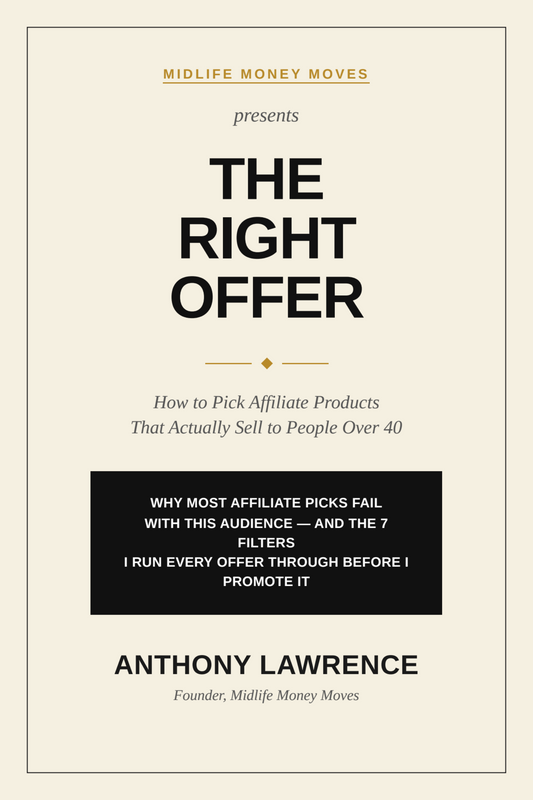 The Right Offer: How to Pick Affiliate Products That Actually Sell to People Over 40