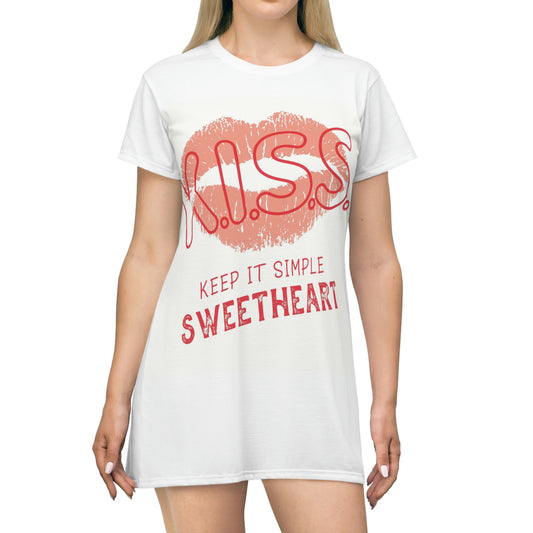 Print T-Shirt Dress