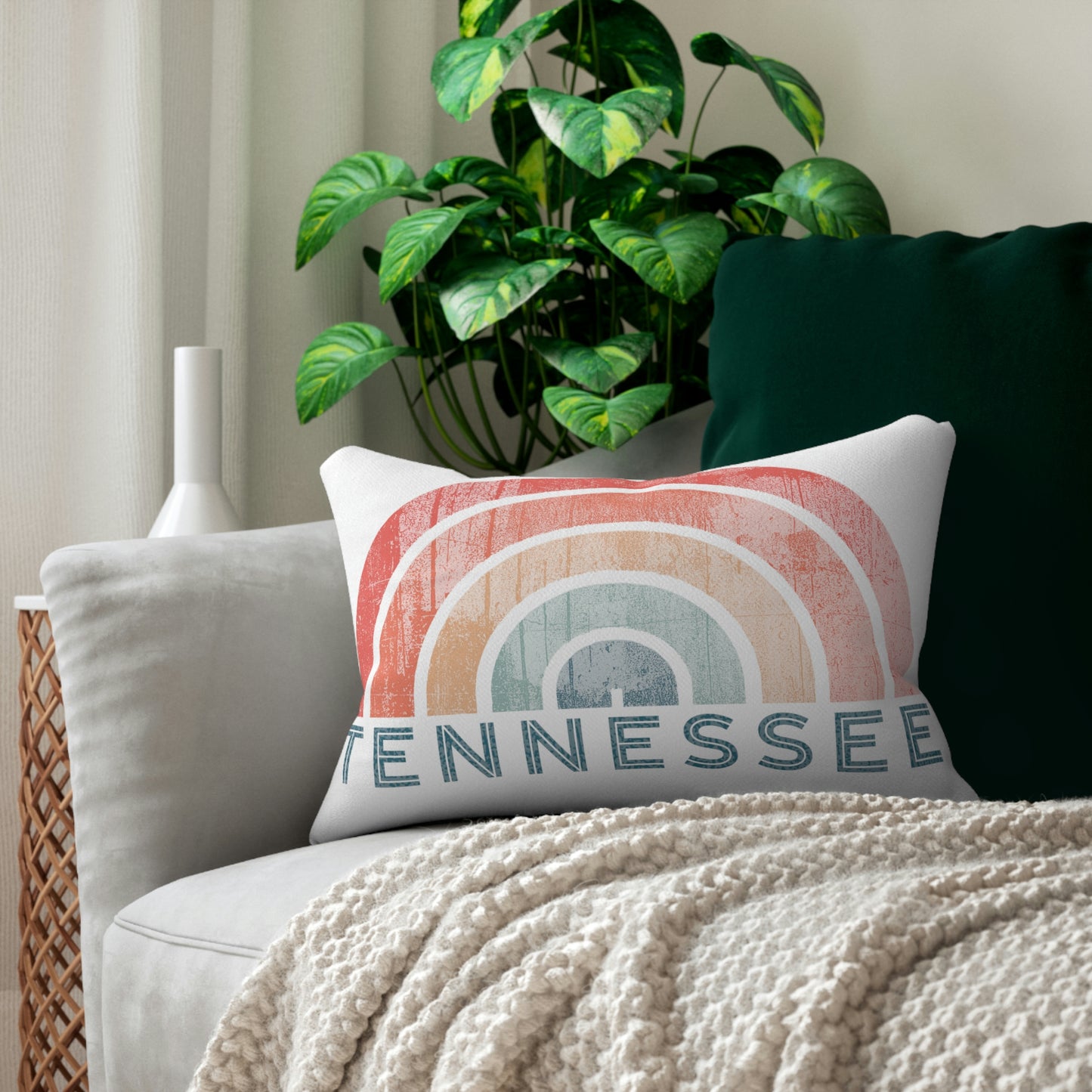 Spun Polyester Lumbar Pillow